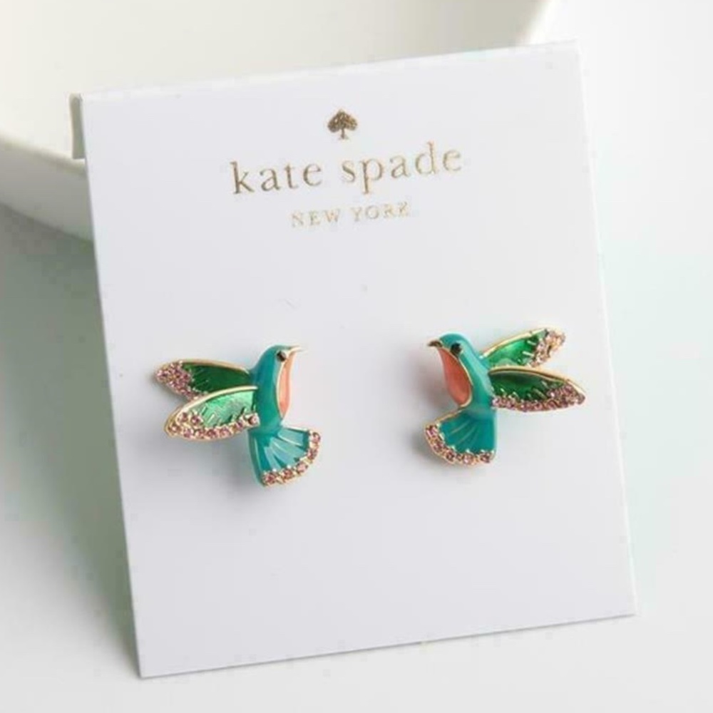 Kate Spade hummingbird earrings